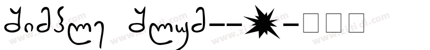 Simple Slum__G字体转换